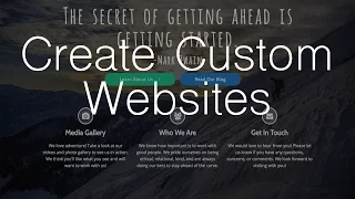 Make a Custom Website with WordPress - Elementor Page Builder!