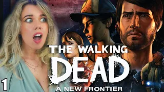 GOING IN BLIND! The Walking Dead: A New Frontier Episode 1 - BLIND PLAYTHROUGH!