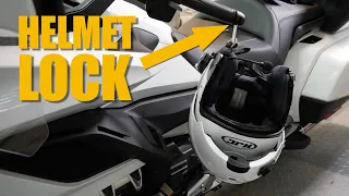 Installing Lidlox Helmet Lock Onto 2018+ Honda Goldwing | Cruiseman's Garage