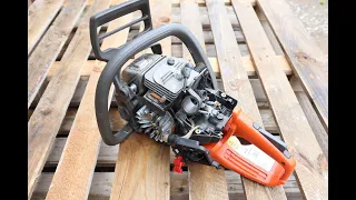 Disassembly of Husqvarna 135 MK II chainsaw for spare parts Бензопила Хускварна 135 МK2 на запчасти