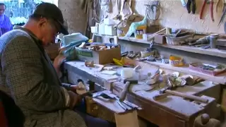 Traditional manufacturing of childrens wooden toys in Hrvatsko Zagorje