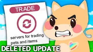 Adopt Me Players HATE They DELETED This Trading Update!