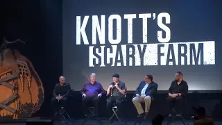 Knott's Scary Farm 2017 creative team Q&A panel at Knott's Berry Farm