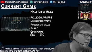 Half-Life: Alyx [Part 1] (PC, 2020, VR FPS), PSX#206 Monkey Hero [Part 2] (1999, Action RPG)