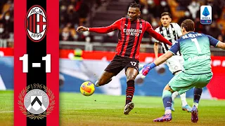 Leão opens the scoring, Udogie replies ⚽✋ | AC Milan 1-1 Udinese | Highlights Serie A