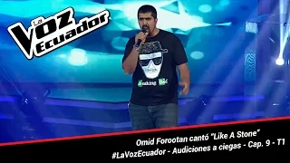 Omid Forootan cantó “Like A Stone” - La Voz Ecuador - Audiciones a ciegas - Cap. 9 - T1