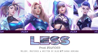 What if K/DA had a Comeback by Blue (블루) | Sarah Adriana - LESS (PROD. ZSUNDER) Fanmade DEMO