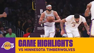 HIGHLIGHTS | Los Angeles Lakers vs. Minnesota Timberwolves