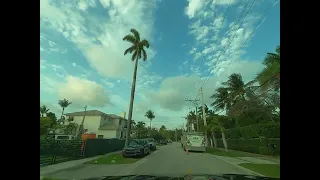 Cloudy Day on Miami Beach - Driving Miami