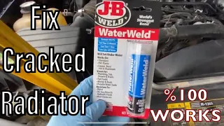 How to Fix a Cracked Radiator Plastic - JB Water weld