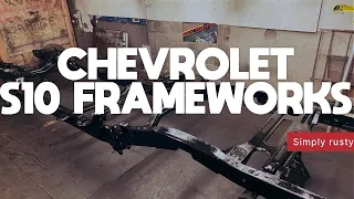 Chevrolet S10 FRAME PREPARATION for paint