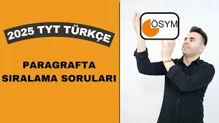 3. GÜN PARAGRAFTA SIRALAMA SORULARI TYT / KPSS / DGS