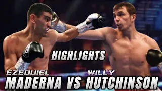 EZEQUIEL MADERNA VS WILLY HUTCHINSON HIGHLIGHTS | KNOCKOUT BOXING