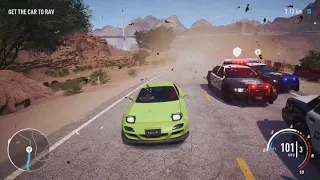 NFS Payback - Mazda RX-7 Abandoned Car Location and Police Chase (Speedcross Update)