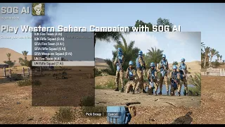 SOG AI: Pick your faction in Western Sahara missions (Extraction, Last Stand, King of the Dunes)