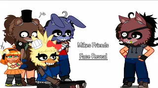 (stop watching :3) Mikes Friends Face Reveal || FNAF Gacha || 4 Tormentors || #SideCharacterProblems