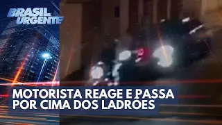 Motorista reage e faz strike em ladrões | Brasil Urgente