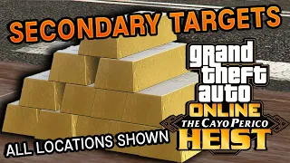 ALL Secondary Targets Locations in Cayo Perico Heist | GTA 5 Online