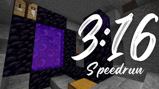 Minecraft Speedrun in 3:16! - Set Seed Glitchless