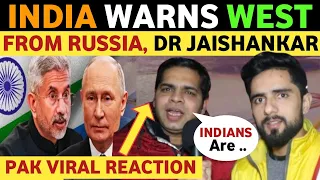 INDIA WARNS WEST FROM RUSSIA, PUTIN BREAKS PROTOCOL FOR INDIAN FM | PAK PUBLIC REACTION ON INDIA