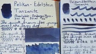 Pelikan Edelstein - Tanzanite - Ink Profile - Ink Flight 28 Series