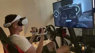 PSVR2: Unboxing, setting up and GT7 Gameplay On racing wheel setup