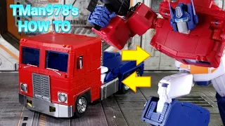 TMan978's HOW TO Transform MS Light of Peace to Truck and Robot Mode
