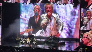 Rod Stewart ~ 00 01 Intro & Addicted To Love ~ 08-11-2023 Live at Climate Pledge Arena in Seattle WA