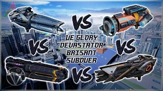 [WR] 🔥 Subduer VS Glory UE VS Brisant VS Devastator – Comparison | War Robots