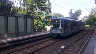 U-Bahn Frankfurt am Main -  Linie U3, U8 und U9, Bahnstrecke von Wiesenau bis Niederursel