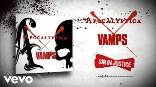 APOCALYPTICA X VAMPS - SIN IN JUSTICE (LYRIC VIDEO)