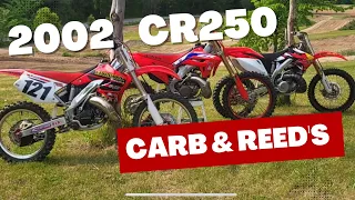 2002 Honda CR250 Carb and REED Clean and Rebuild