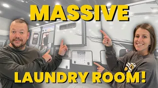 TOP 5 RV's from the Louisville Boat & RV Show- (BIGGEST Full Laundry Room We've Seen!)