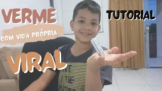 Brinquedo com vida própria  com papel alumínio