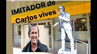 Imitador de CARLOS VIVES en las calles de Bogotá