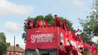 Liverpool champions League parade 2/6/19
