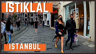 Istanbul Turkey Walking Tour |Walk Around Istiklal street Istanbul|4K UHD 60FPS | Istanbul city 2021
