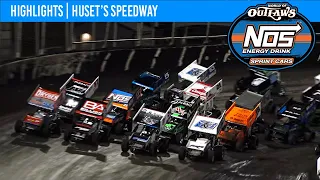 World of Outlaws NOS Energy Drink Sprint Cars | Huset’s Speedway | June 24, 2023 | HIGHLIGHTS