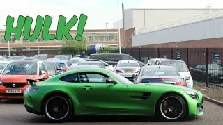 Mercedes AMG GTR and AMG GTC in Birmingham! (Walk Around, Interior, Revs and Start-Ups)