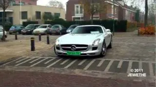 The all new 2012 Mercedes-Benz SLS AMG Roadster: Engine start-up, sound and details! (1080p HD)