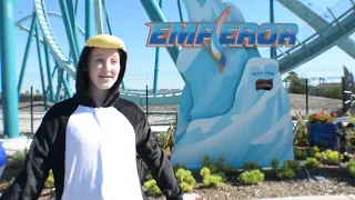 SeaWorld San Diego's New EMPEROR Dive Coaster - Ride Reactions