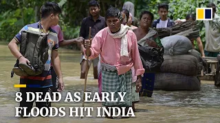 At least 8 dead in northeast India floods, half a million displaced