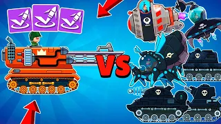 EPIC TANK MAMMOTH and BOUNCY BULLETS VS ALL BOSSES in Hills of Steel. Tank Boss Battle