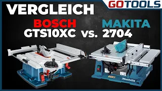 🔥 Der Tischkreissägen-Vergleich der Giganten | Bosch GTS 10 XC vs Makita 2704N  | inkl. Verlosung