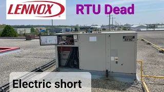 Lennox Package RTU dead short to ground