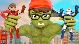Nick Hulk vs Zombie Escapes From Prison - Scary Teacher 3D Hero Animation