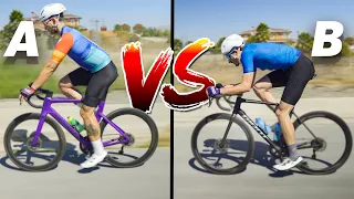How much faster is A versus B?