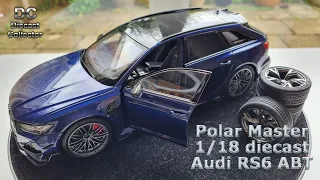 My first Polar Master - Audi RS6-R ABT Avant quattro - 1/18 Diecast