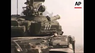 Russian tanks seen arriving in Georgian city of Senaki