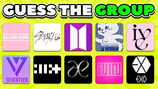 Guess the KPOP GROUP by LOGO 🎵🎮 GUESS THE GROUPS BY THEIR LOGOS | KPOP QUIZ 2024 - TRIVIA